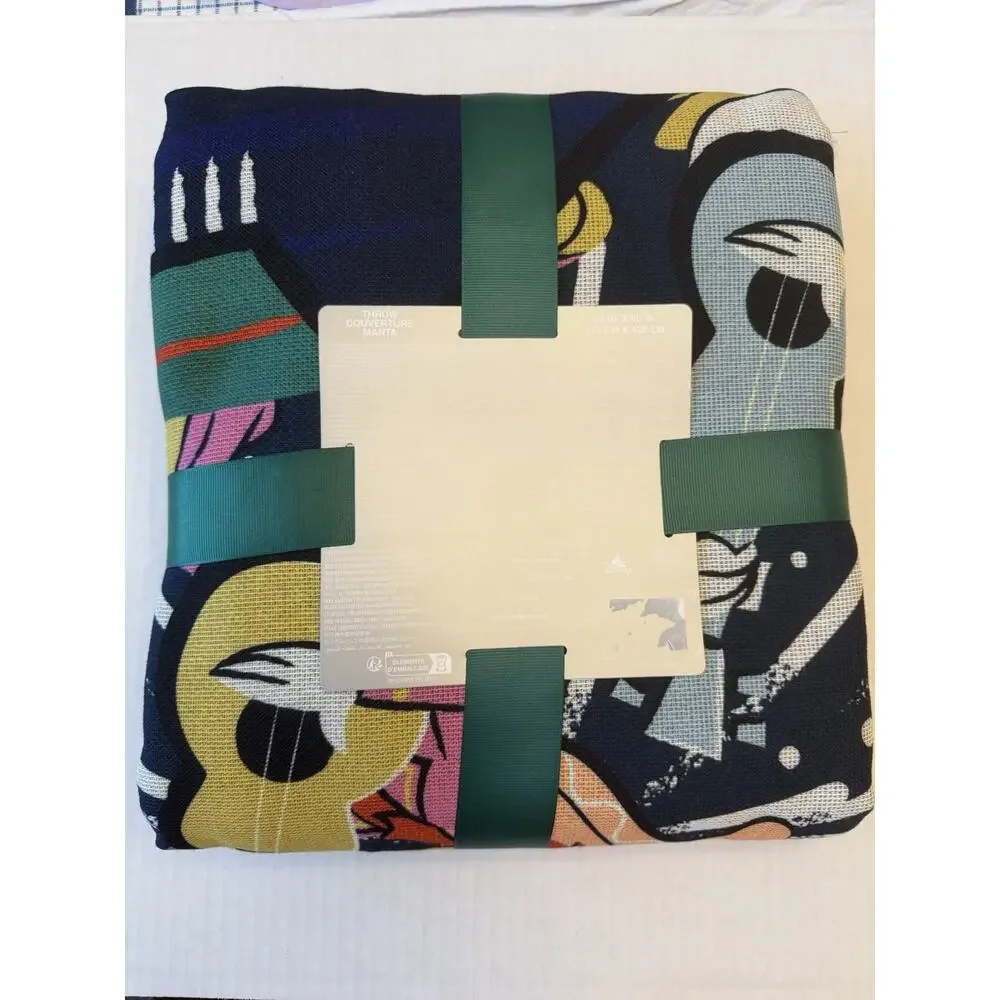 Disney Parks Three Caballeros Saludos Amigos Throw Blanket 50 x 60 in